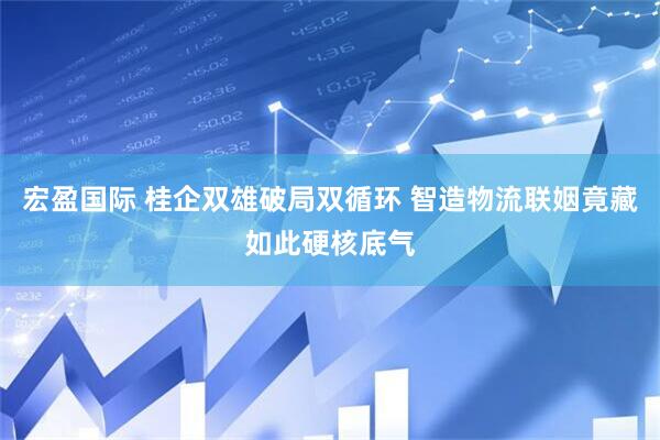 宏盈国际 桂企双雄破局双循环 智造物流联姻竟藏如此硬核底气