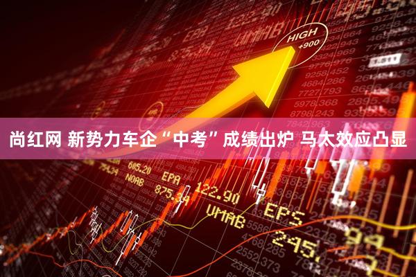 尚红网 新势力车企“中考”成绩出炉 马太效应凸显